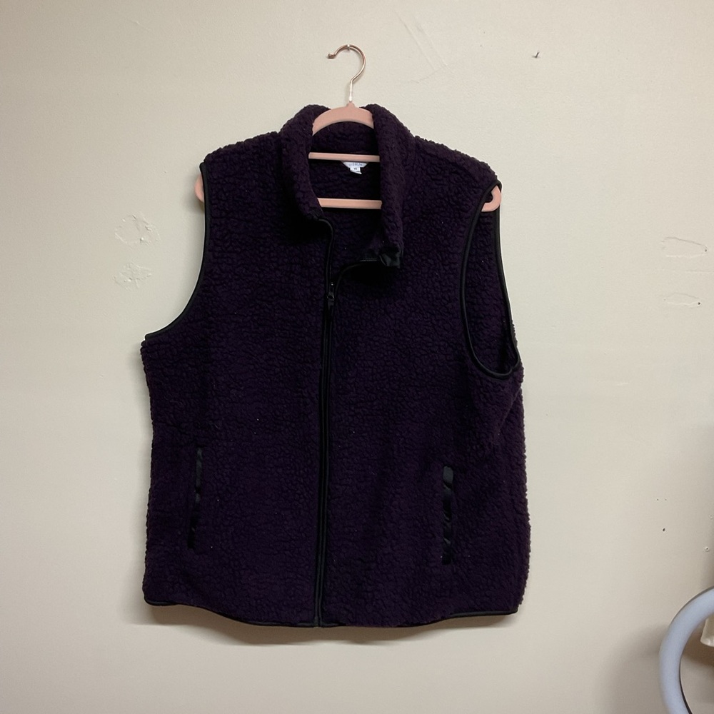 Purple Fleece Vest